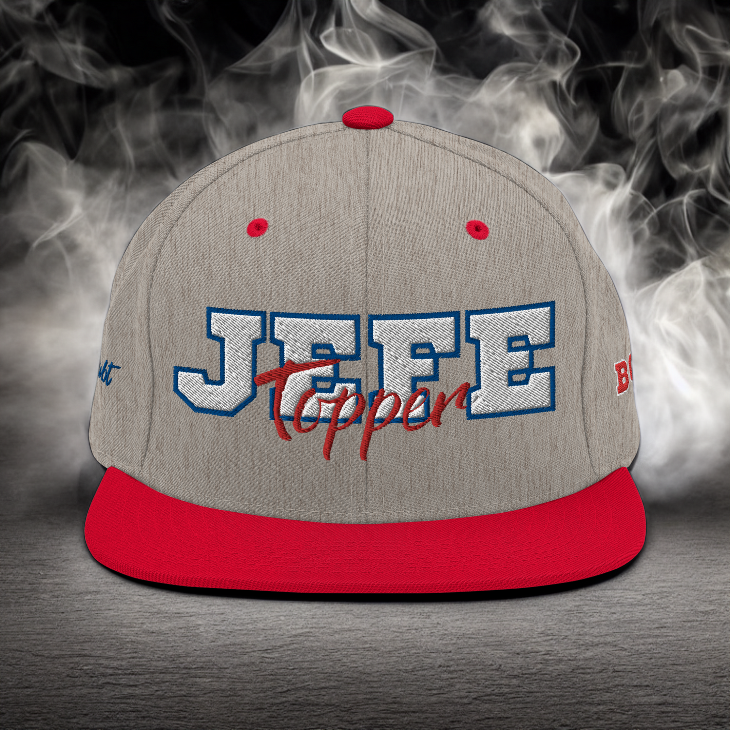 Jefe Topper Snapback | Heather/Red/White/Blue