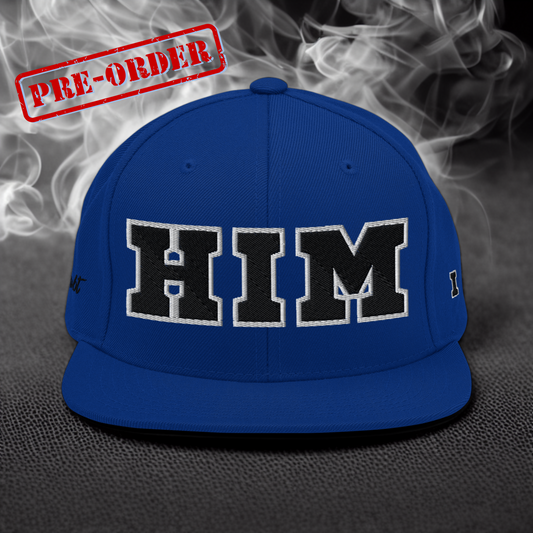 (PRE-ORDER) | I AM HIM Topper Snapback | Royal Blue and Black