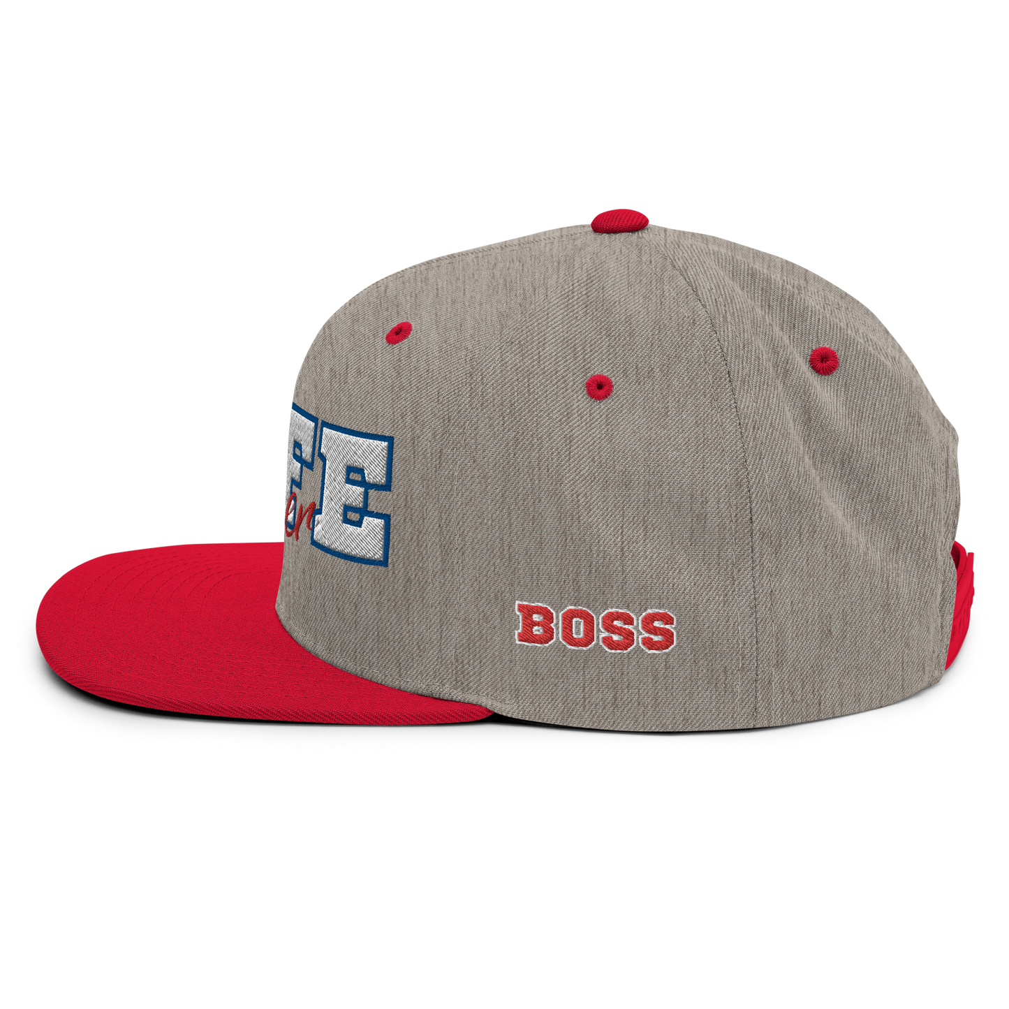 Jefe Topper Snapback | Heather/Red/White/Blue