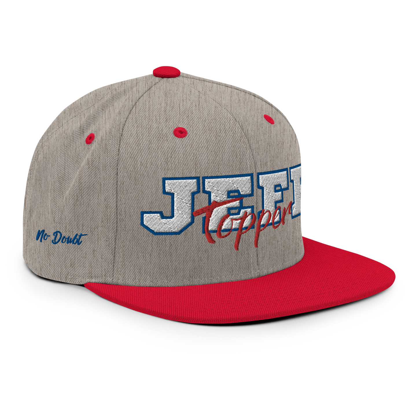 Jefe Topper Snapback | Heather/Red/White/Blue