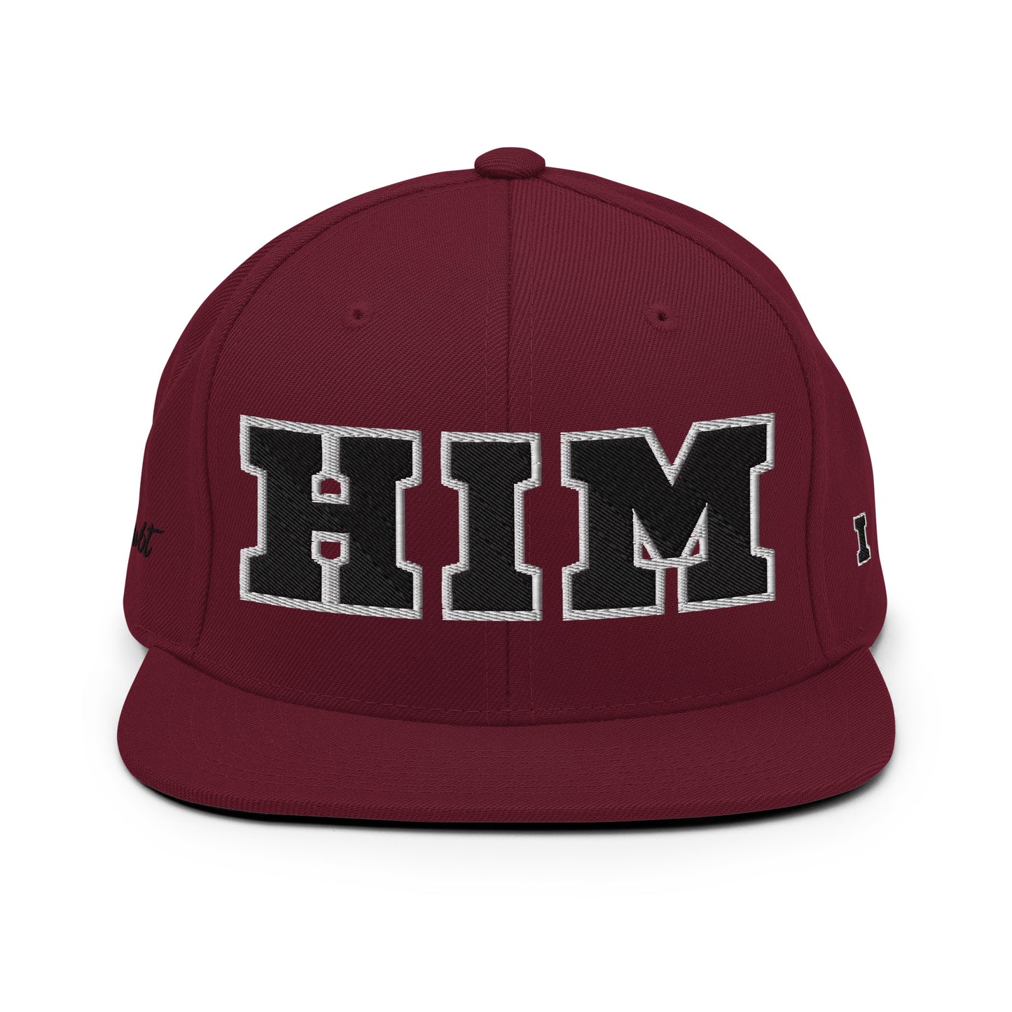 (PRE-ORDER) | I AM HIM Topper Snapback | Maroon and Black