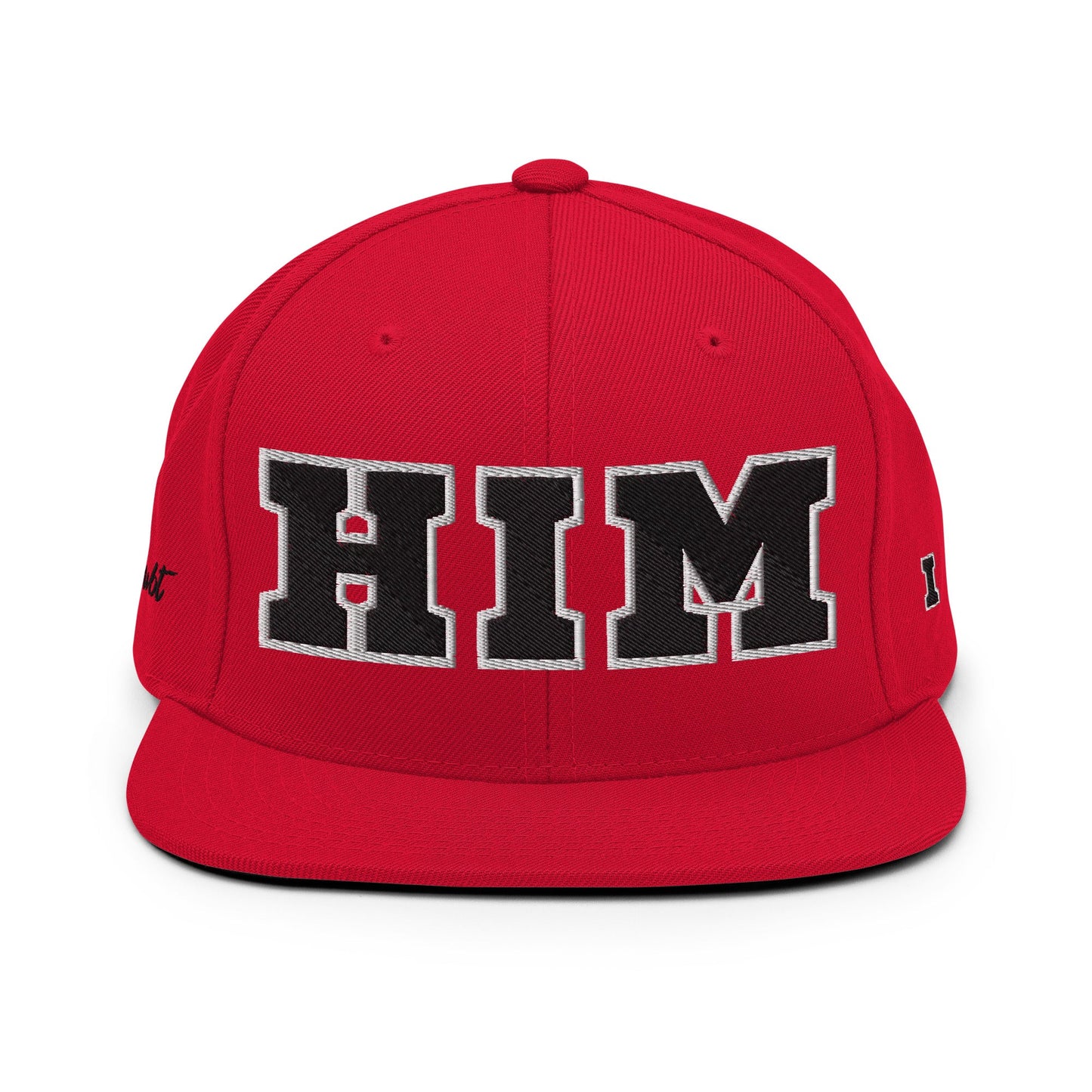 (PRE-ORDER) | I AM HIM Topper Snapback | Red and Black