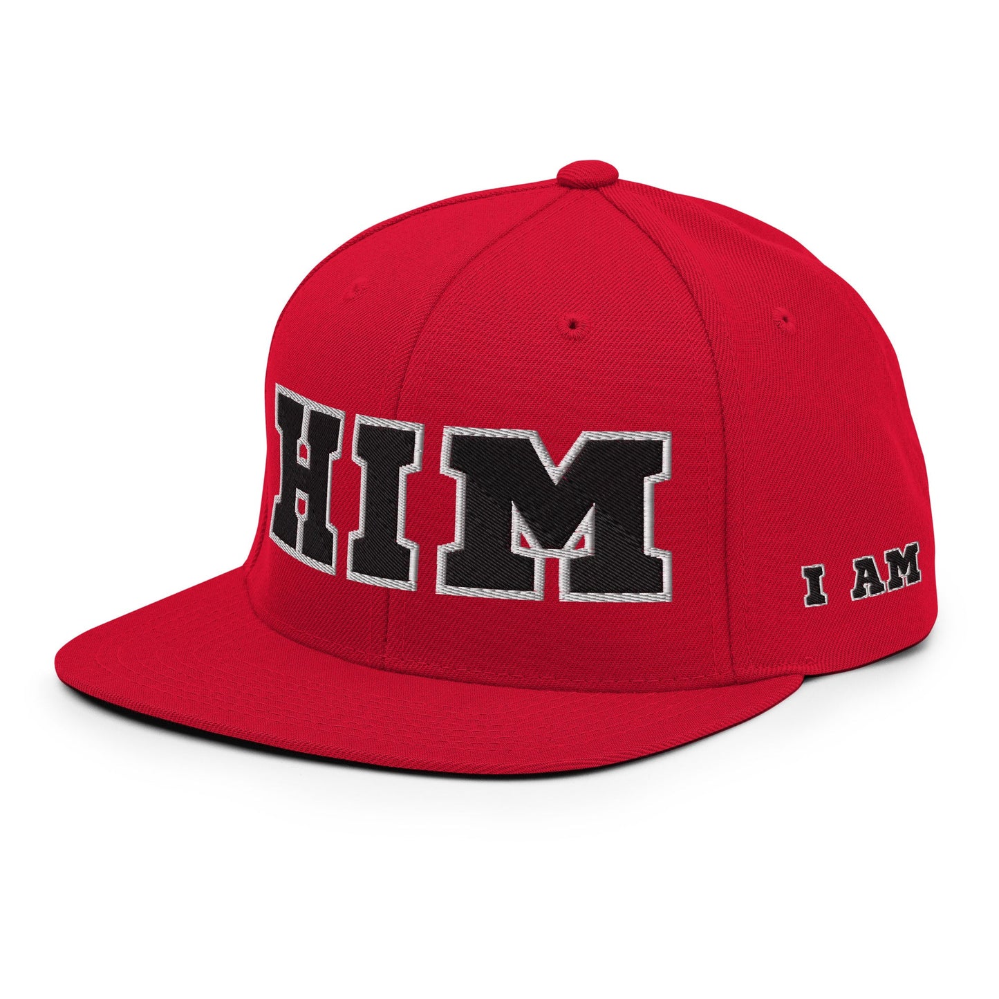 (PRE-ORDER) | I AM HIM Topper Snapback | Red and Black