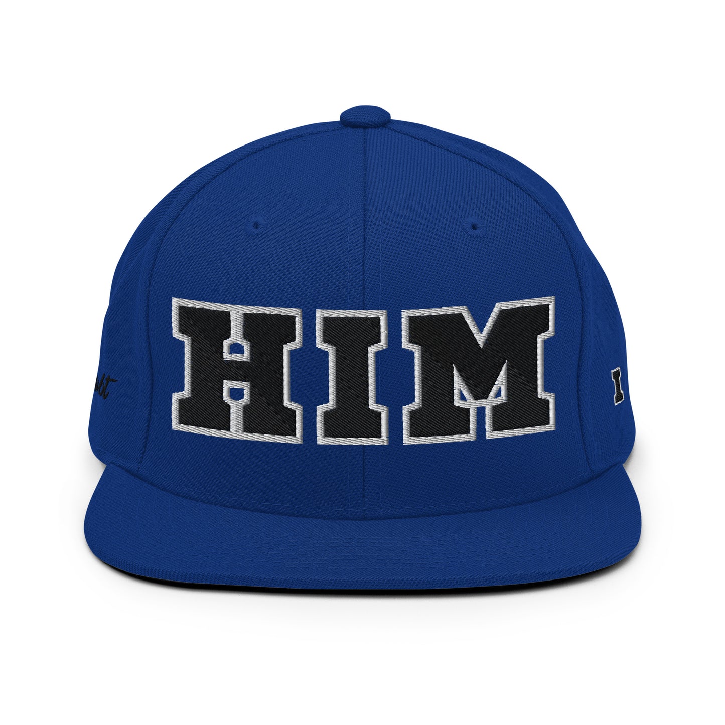 (PRE-ORDER) | I AM HIM Topper Snapback | Royal Blue and Black