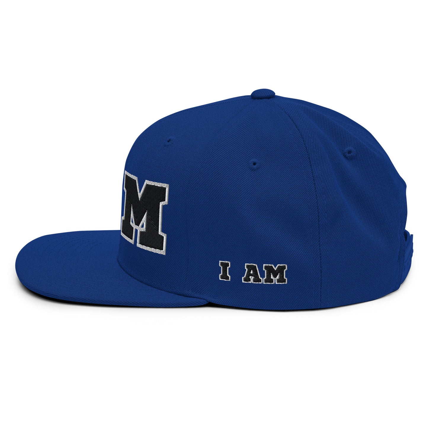 (PRE-ORDER) | I AM HIM Topper Snapback | Royal Blue and Black