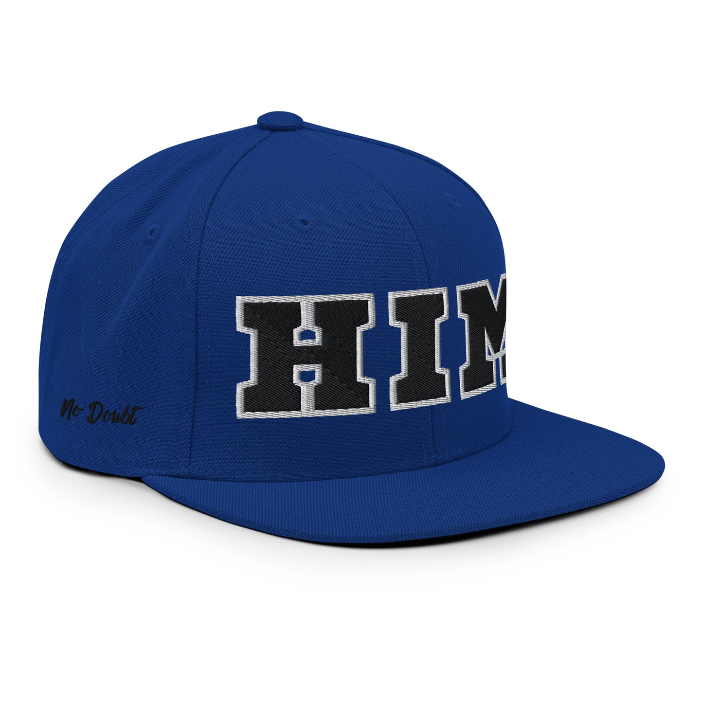 (PRE-ORDER) | I AM HIM Topper Snapback | Royal Blue and Black