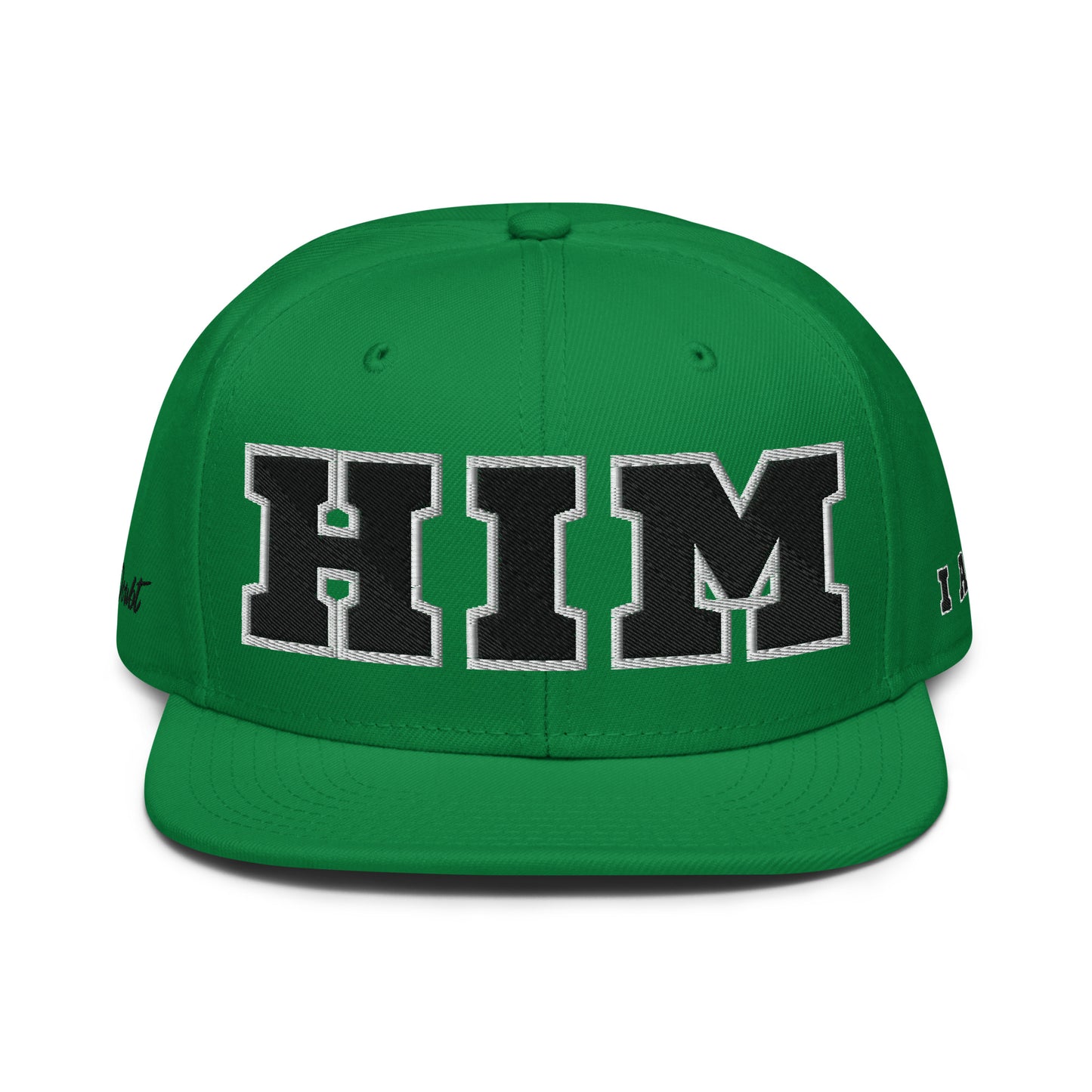 (PRE-ORDER) | I AM HIM Topper Snapback | Kelly Green and Black