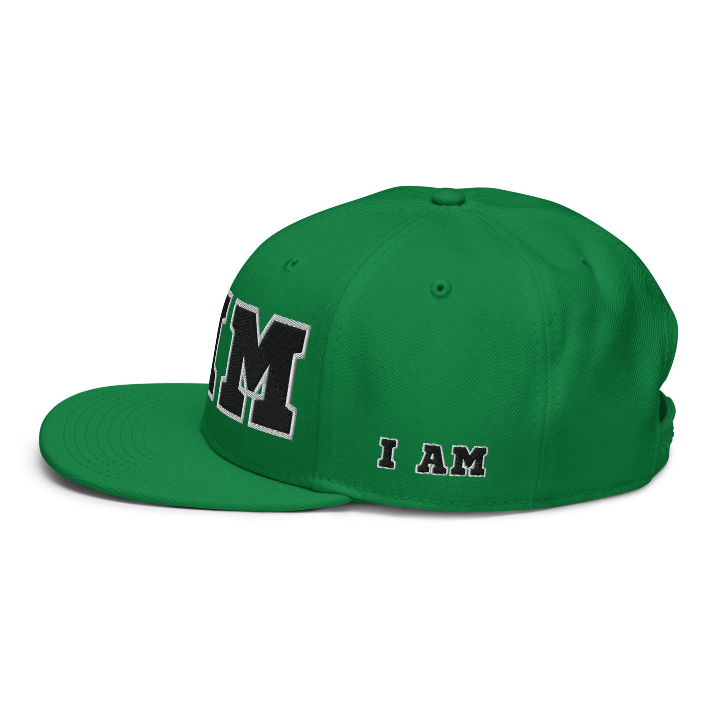 (PRE-ORDER) | I AM HIM Topper Snapback | Kelly Green and Black